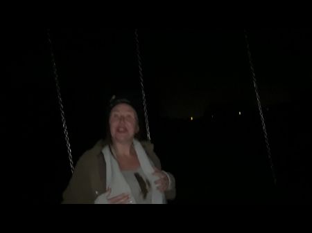 Talked Into Displaying Slit As And Boobs On The Park