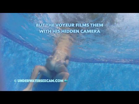 This Couple Thinks No One Knows What They Are Doing Underwater In The Pool But The Spycam Does