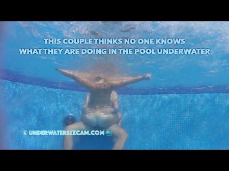 This Duo Thinks No One Knows What They Are Doing Underwater In The Pool But The Spycam Does