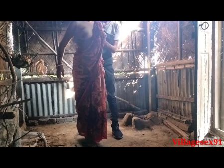 红色纱丽妻子户外口交（Villagesex91的官方视频）