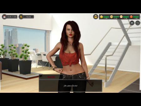 Mann des Hauses Cap 9 mit Veronica in den Park gehen 