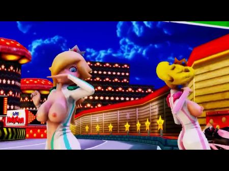 Mmd R 18 Peach Y Rosalina Mario 3d Hentai Mv 