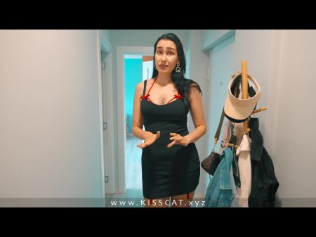 Minha madrasta é uma vagabunda de chamada? STED SON FUCKS FUSE Mãe madras impertinente para silêncio Kisscat 