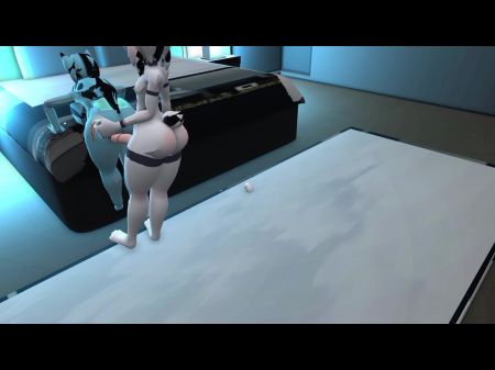 Frau ficken harte und tiefe Balls große weiße Schwanz, sehr gut, mein 3D -ersten Video 