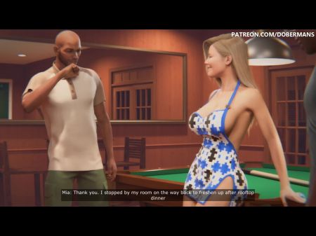 Dobermanstudio Mia Episode 8 köstliche leckere Hure -Hure -Hure -Fettfreund -Kuckburbethese. 3d 