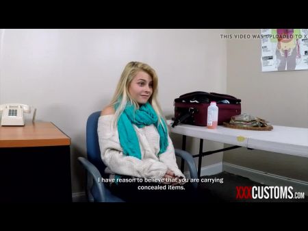 Xxxcustoms - Officer Blackmails Tiny Light Haired Nubile