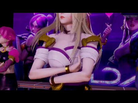 R18 MMD BlackPink Kiii这个爱KDA脱衣舞