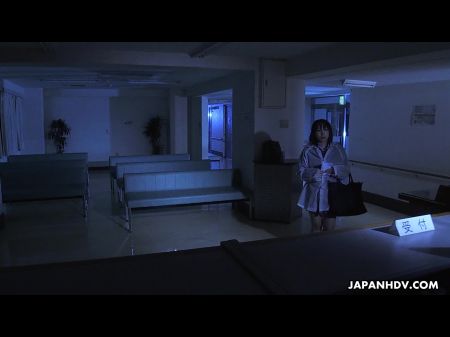 Японская брюнетка Кай Михару Группа секс, без цензуры. 