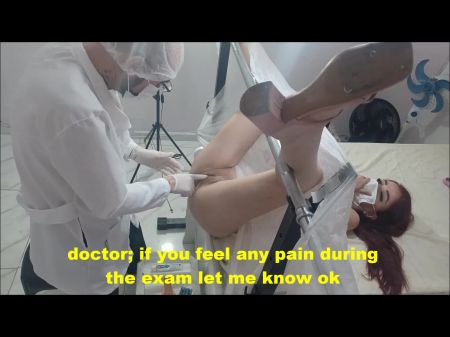 Der Heimliche Gynäkologe Verwendet Anästhesie -gel -cheats Mit Dem Brandneuen Patienten 