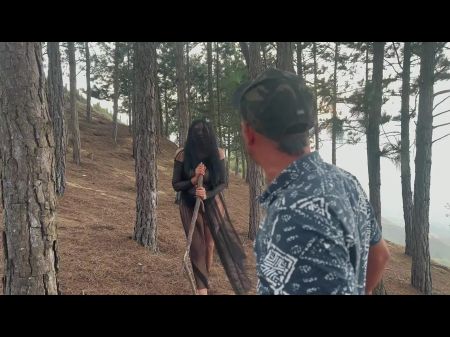 The Forest Witch Screws A Helpless Boy