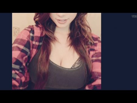 Big-titted Redhead Girl Shows Boobs