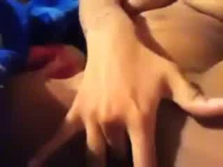 Indian Insatiable Super-cute Chick Playing With Her Cootchie Alone