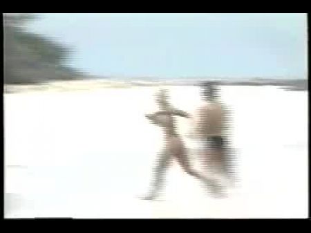 Tiffany Towers Running Naked Beach With Boyfriend