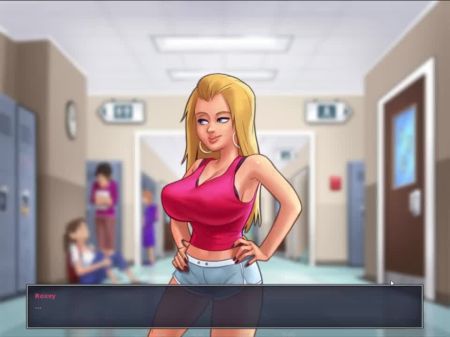 Summertime Saga - Beach Group Hook-up And Hook-up At School