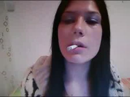 Smoking And Draping Whore .