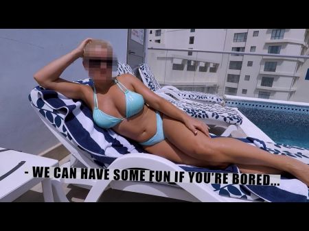 fickte einen Fremden, den ich gerade im öffentlichen Pool getroffen habe Amateur 