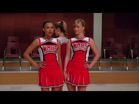 Dianna Agron，Naya Rivera，Heather Morris Glee 