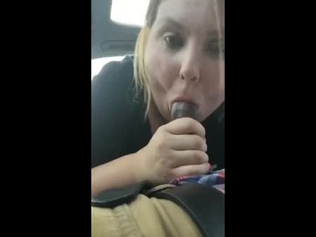 White Haired Plus-size Deep-throats Bbc In Car