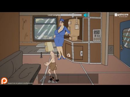 Fuckerman: Arse-fucking A Large Facial Cumshot On The Train Ep 3