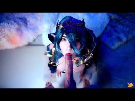 Genshin Impact . Layla Gulps A Enormous Stiffy Down Her Mouth -