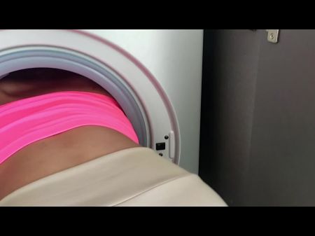 Stepparent With Yam-sized Tits Was Plowed While She Was Stuck In The Washer