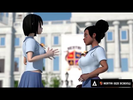 Super-naughty Hentai Chicks Experience On Each Other