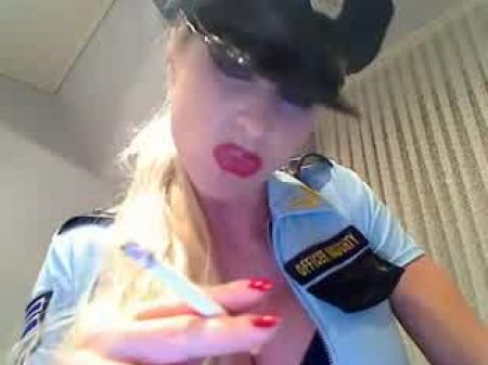 German Fair Haired Smokes & Predominates On Cam