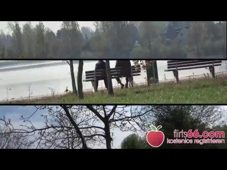 Chubby Babe Samantha Kiss genießt seinen Schwanz am Lake Flirts66 