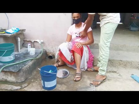 Indian Stepsister Sonia Was Cleaning The Dishes , Watching My High Made Her Weather , Started Railing My