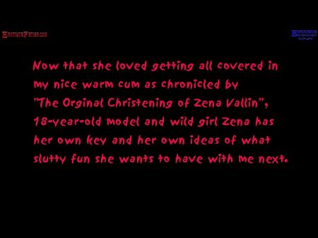 Erotique Entertainment Zena Vallin Heißer 18 -jähriger Teenie gut abgenutzter Höschen Masturbation Geschenk für Eric John Erotiquefetish 