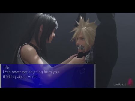 Tifa Lockhart Grabs Cloud