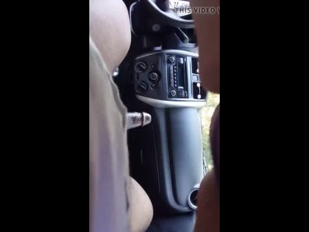 Bbw Hotwife встречает быка для автомобильного удара 