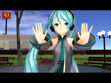 MMD Blue Hair Cutie Sexy Dance Open Pussy CIM GV00182 