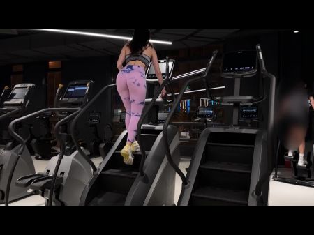 Recoge Fit Girl en el gimnasio y el entrenamiento de semen en casa en grueso polla 4K 