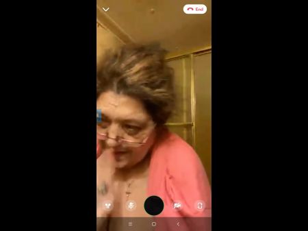 Magnificent Granny Doing Web Cam Showcase .