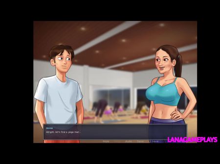 Summertime Saga #95 - Freak Bro Massages His Giant Bone Between Landlady