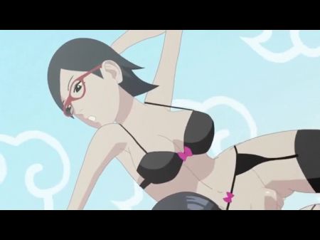 Futa Sakura And Sarada Pounding Hinata