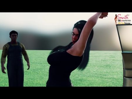 Sexy Stepmom Savita tiene sexo con su amiga universitaria en el parque 