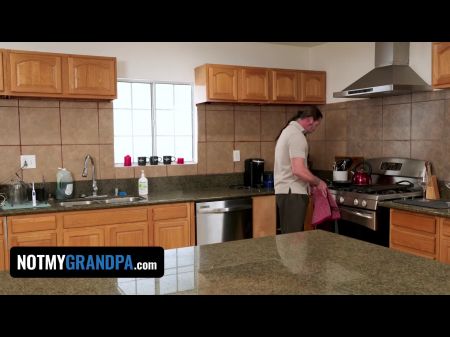 It’s Step Grandpa Jack’s Birthday And His Step - Granddaughter Determines To Feast Giant Time