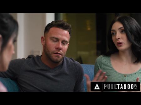A mulher grávida pervertida quer assistir a instrutora pré -natal Anna de Ville satisfazer o marido 