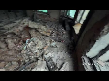 Hard Drilled Girlfriend In A Scary Deserted House