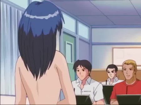 Exciting Schoolgirls Gangbang With A Model