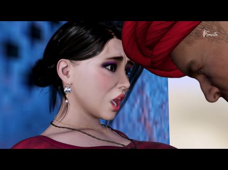 Сексуальные индийские Дези Бхабхи Мина трахнули ее клиенты 