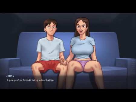Summertime Saga - After A Uber-cute Encounter , Step Stepsis Wants A Great Smash (jenny)