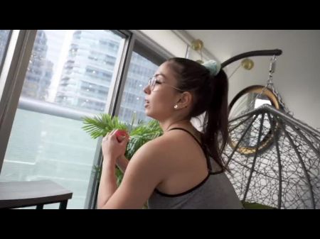 My Personal Trainer Was A Freak And Made Me Workout With No Clothes (english Subtitles)