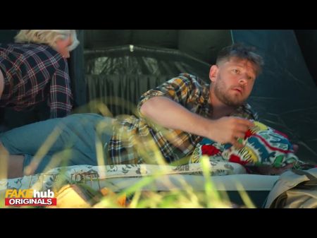 Fakehub - Cheating Fiancee Screws His Wifes Great Friend Up The Booty On A Camping Tour And Cums On Face