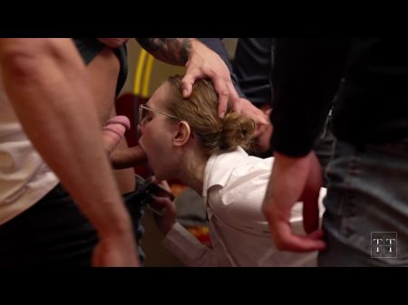 Sex Office, Teil 6. Vier große Schwänze für den Mitarbeiter des Monats 