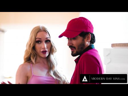 Modern - Day Sins - Horny Professor Emma Starletto Fucks The Pizza Guy In Front Of Her Teenage Students !