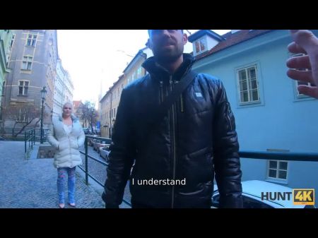 Hunt4k. Hunter erhält großartige Titjob und Pony Muschi 