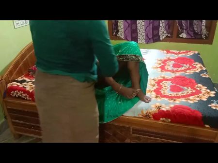 Mansion Owner Hard-core Smashing With Maid In Blue Saree